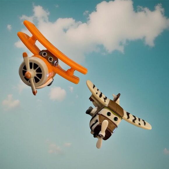 Super Wings Transform-a-Bots Plastic Airplane Jett Paul Grand Albert Bello A2 - Picture 3 of 8